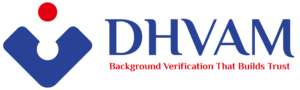 DHVAM BEST BACKGROUND VERIFICATION COMPANY IN INDIA BGV COMPANY IN INDIA BACKGROUND SCREENING COMPANY IN INDIA LOGO